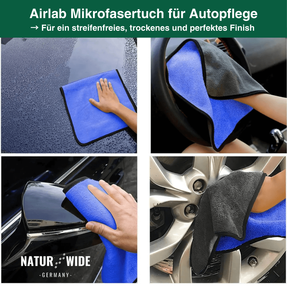 Mikrofasertücher für Auto, Glas & Spiegel – Ansicht 4