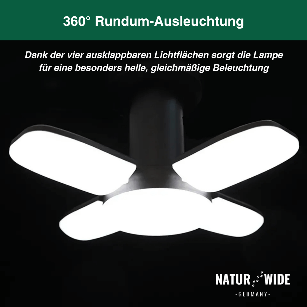 Faltbare LED-Campinglampe mit Solar & Powerbank – Ansicht 9