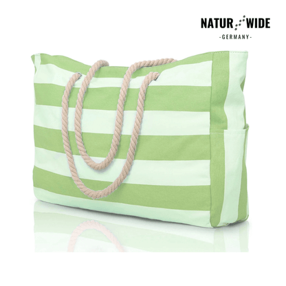 Strandtasche mit Reißverschluss, 50 × 35 cm – Ansicht 5