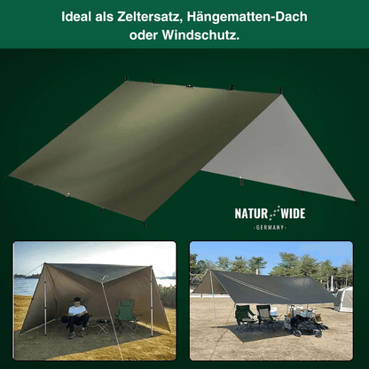 Tarp 3 × 3 oder 4 × 4 m, 3000 mm, UV50+ – Ansicht 12
