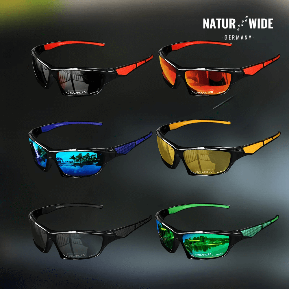 Polarisierte Sportsonnenbrille mit UV400-Schutz – Ansicht 7