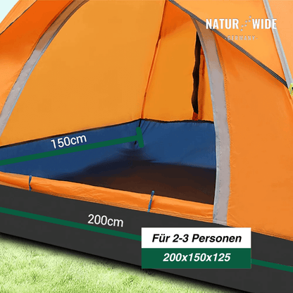 Pop-up-Zelt mit Sekundenaufbau für 1–3 Personen – Ansicht 9