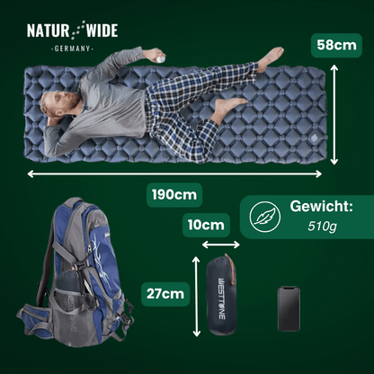 Ultraleichte Isomatte ohne Kopfteil, 550 g – Ansicht 7