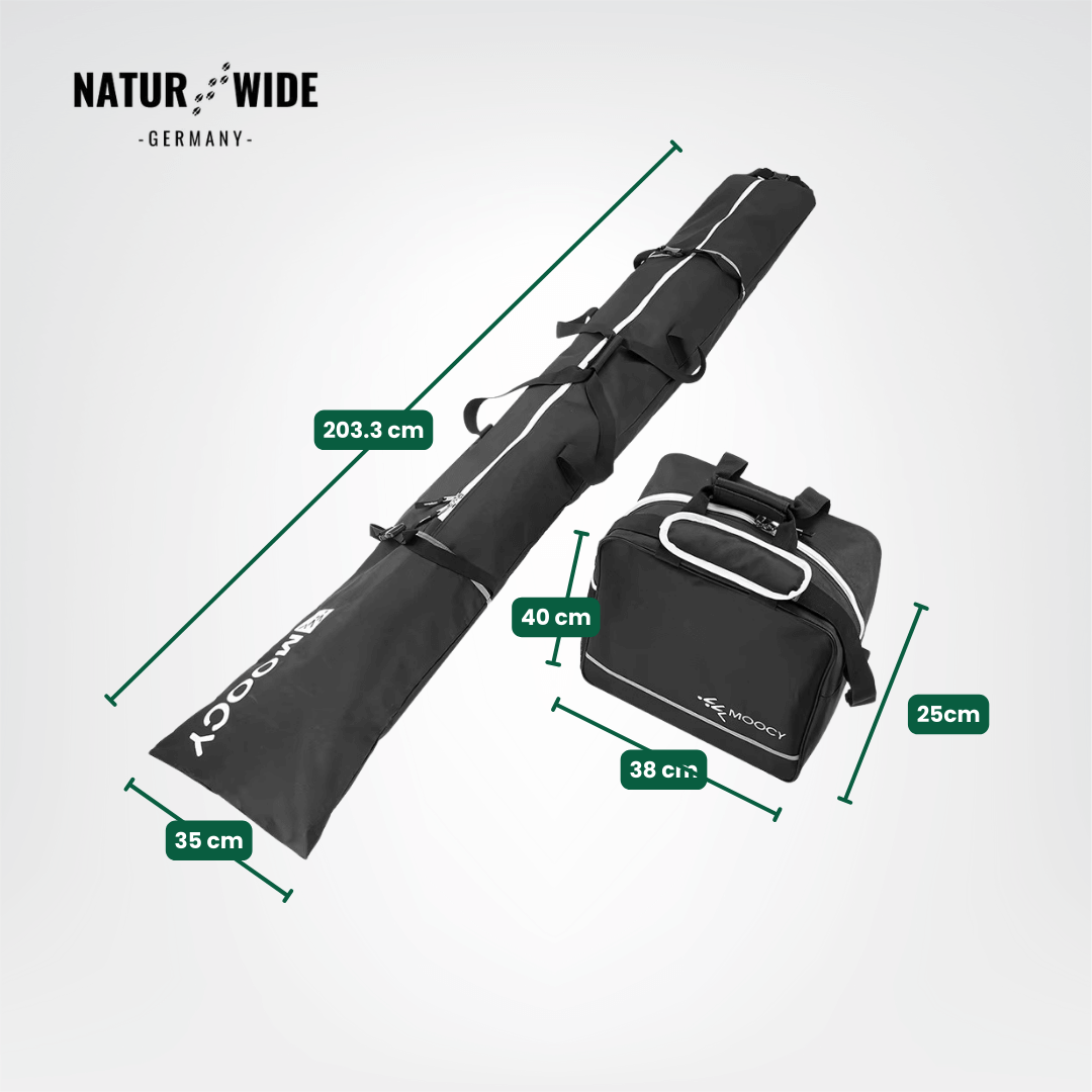 Skisack & Skischuhtasche im Set, bis 200 cm – Ansicht 12