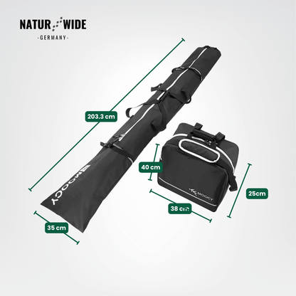 Skisack & Skischuhtasche im Set, bis 200 cm – Ansicht 12