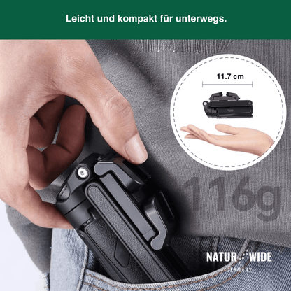 Mini-Selfie-Stick mit Stativ & Fernauslöser – Ansicht 7