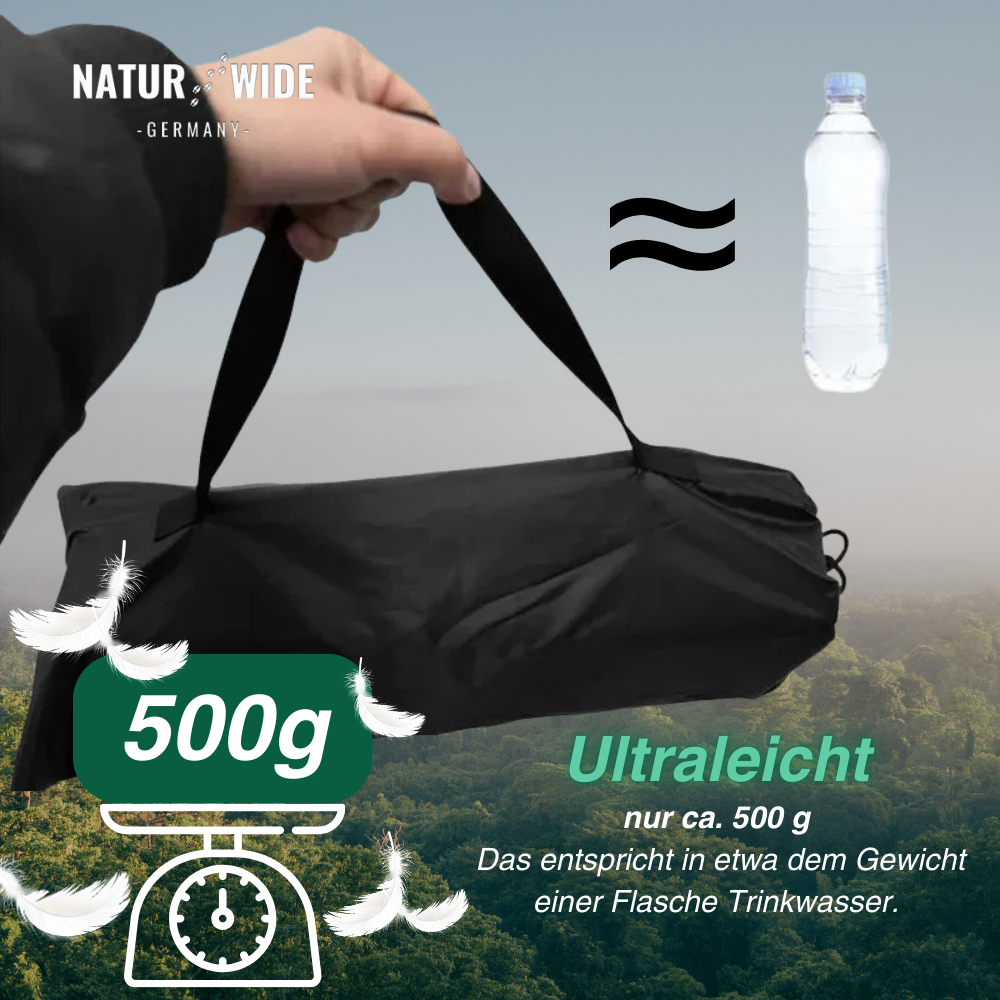 SitzFix Bodenstuhl mit Rückenlehne, nur 500 g – Ansicht 2