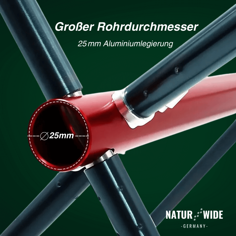 Leichter Campingstuhl, hohe Lehne, 1,3 kg – Ansicht 7