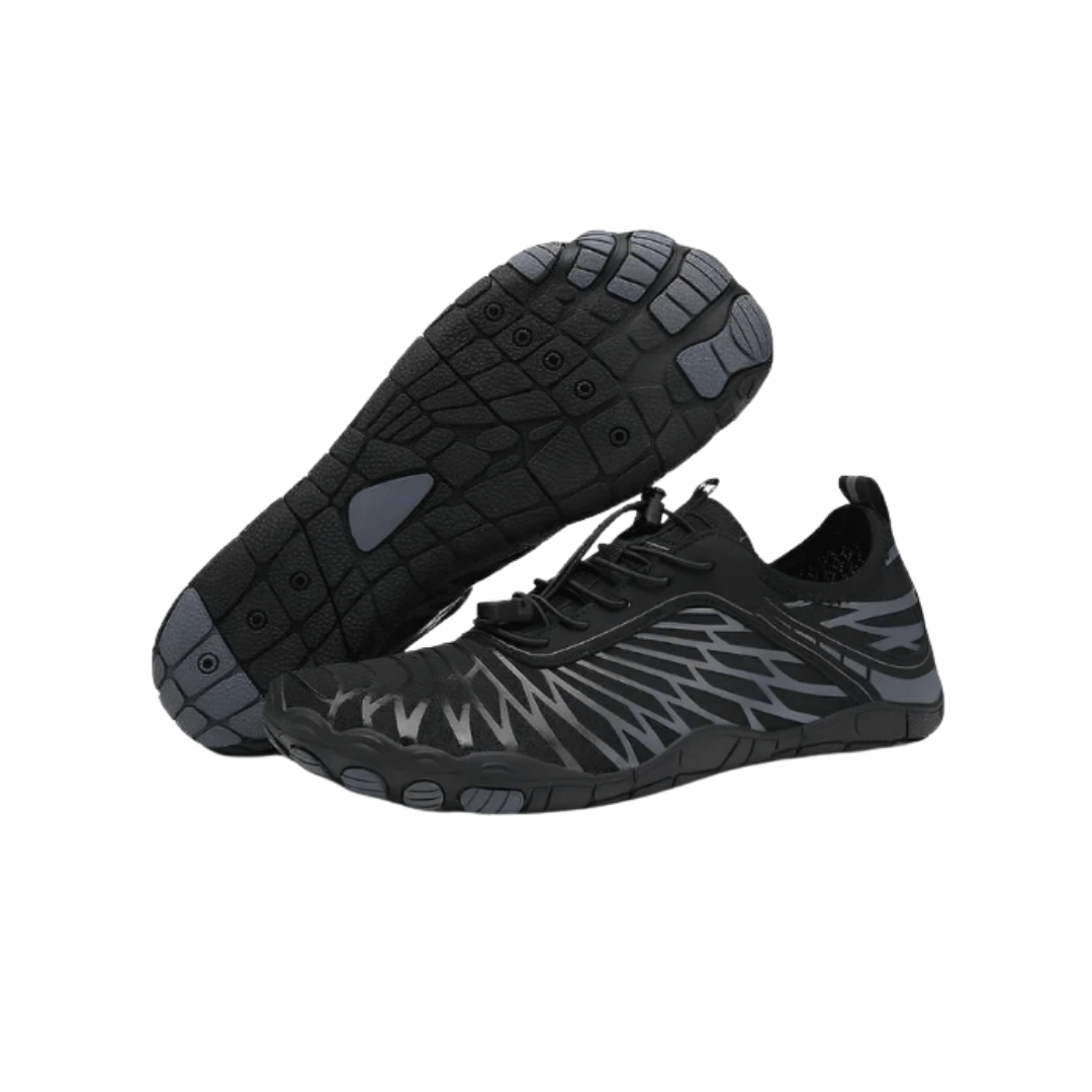 BareFlex Barfußschuhe mit 4-mm-Sohle, Unisex – Schwarz
