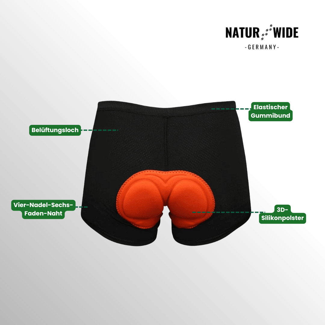 Gepolsterte Radunterhose Herren, 4D-Gelpolster – Ansicht 12