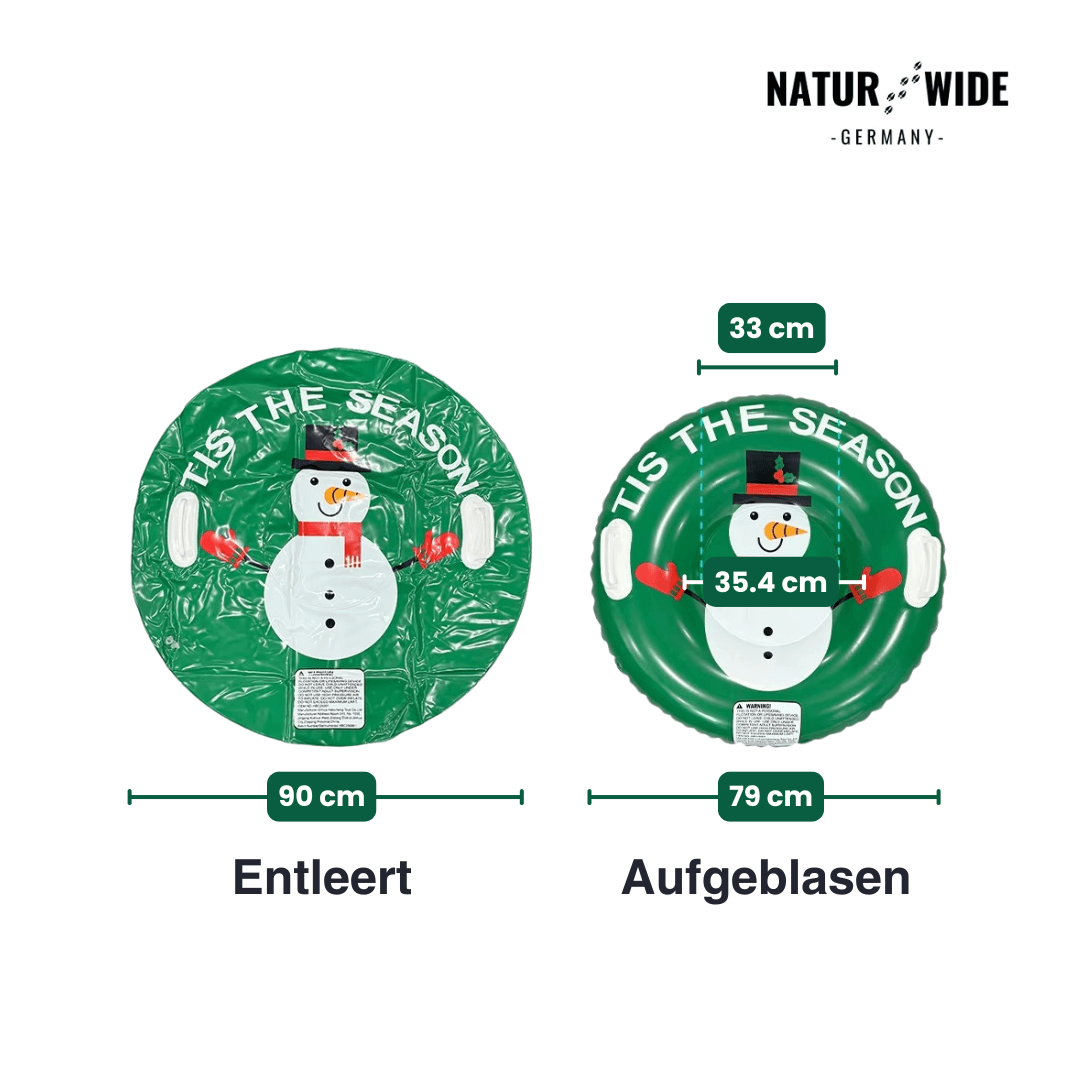Aufblasbarer Schneereifen mit Griffen – Ansicht 12