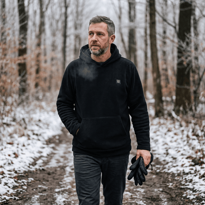 USB beheizter Hoodie mit Reißverschluss, unisex – Ansicht 14