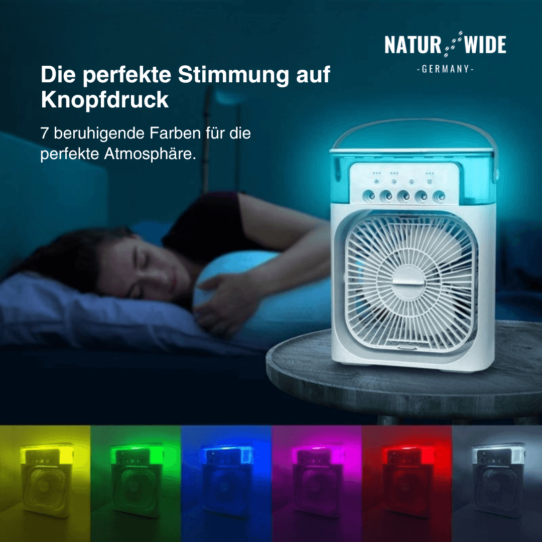 USB-Luftkühler 3-in-1 mit Nebel & LED-Licht – Ansicht 9