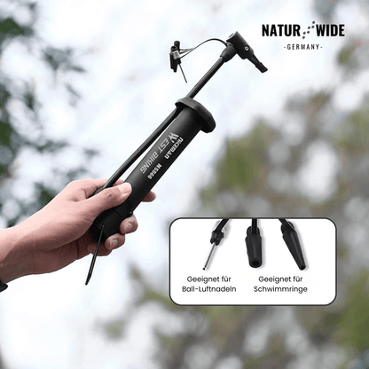 Mini-Standpumpe für Fahrrad & Ball, 5,5 bar – Ansicht 8