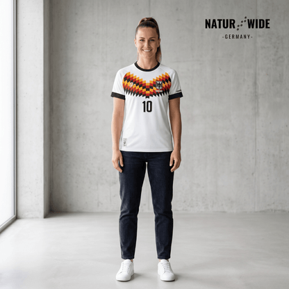 Deutschland-Fantrikot im Retro-Look, S–6XL – Ansicht 6