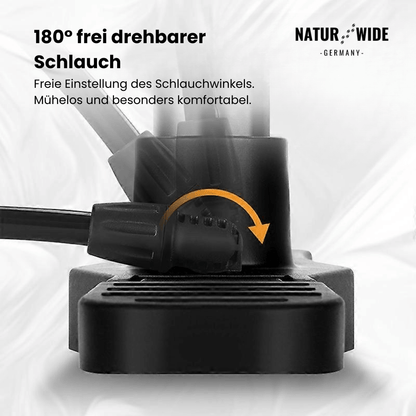 Fahrradpumpe 11 bar mit Manometer, alle Ventile – Ansicht 2