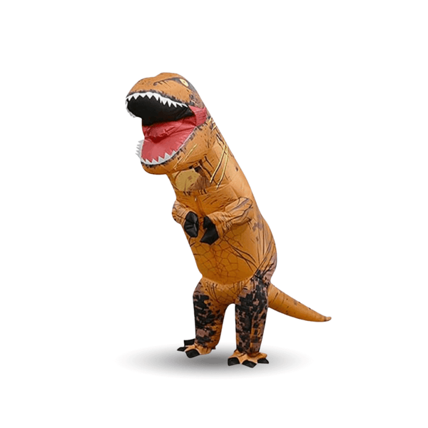 Aufblasbares T-Rex Kostüm – Dinosaurier Anzug (Erw. & Kinder)