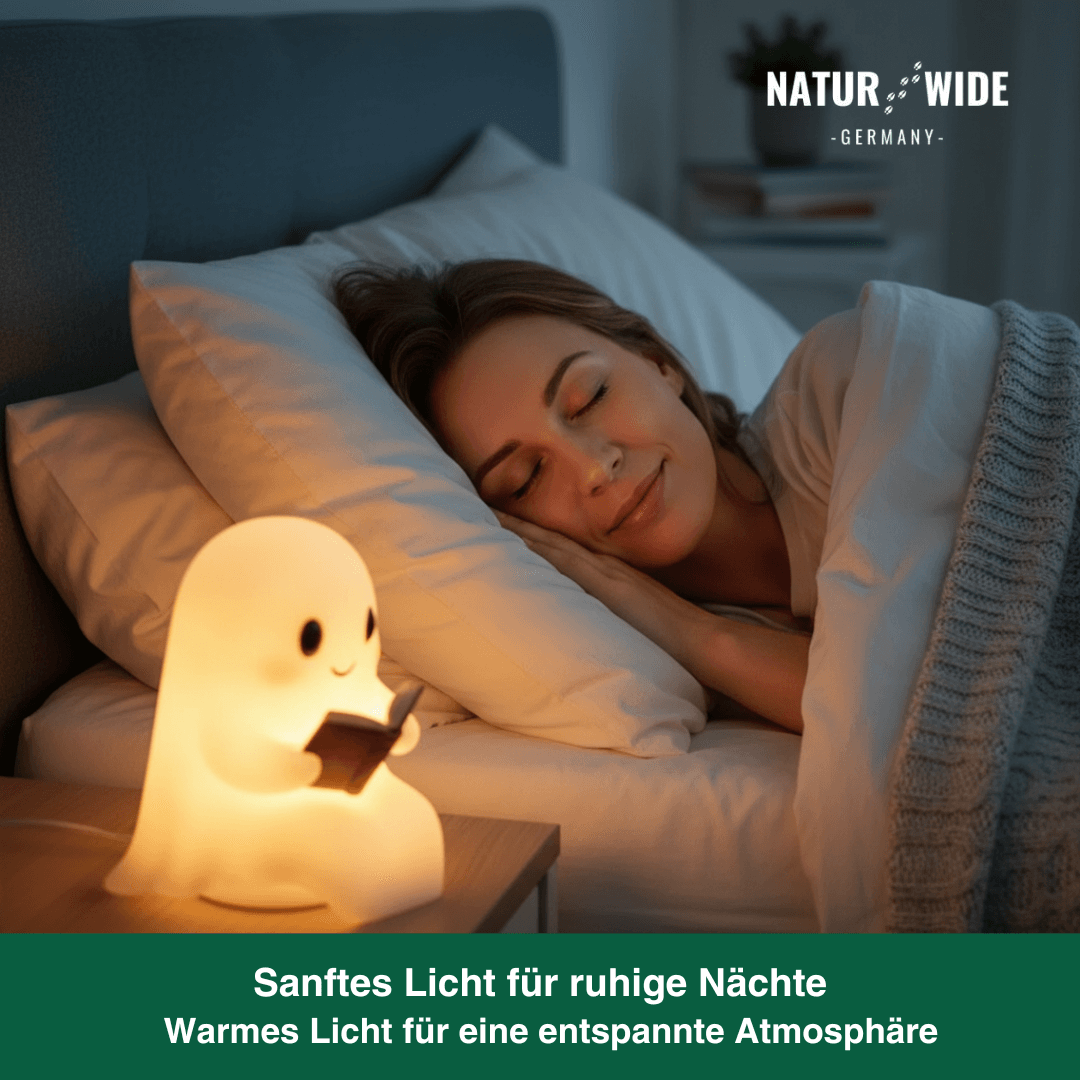 Geist-Leselampe: 3D-LED-Nachtlicht & Deko – Ansicht 2