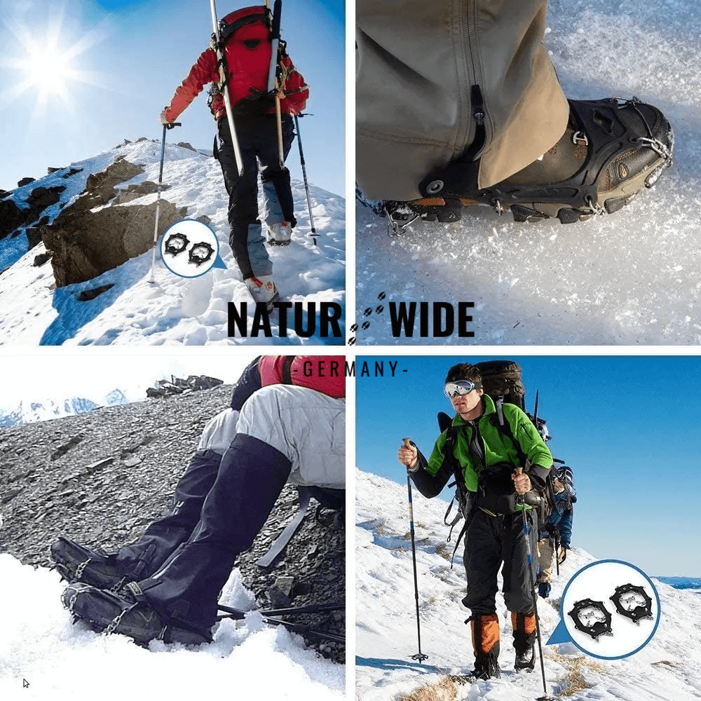 Schuhspikes für Eis und Schnee, Edelstahl – Ansicht 3