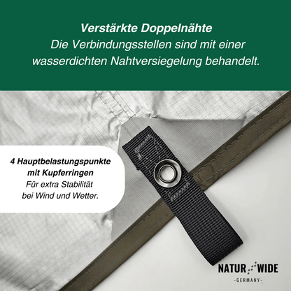 Tarp 3 × 3 oder 4 × 4 m, 3000 mm, UV50+ – Ansicht 10