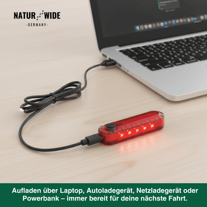 Fahrradlicht-Set mit 1200-Lumen-Frontlicht – Ansicht 15