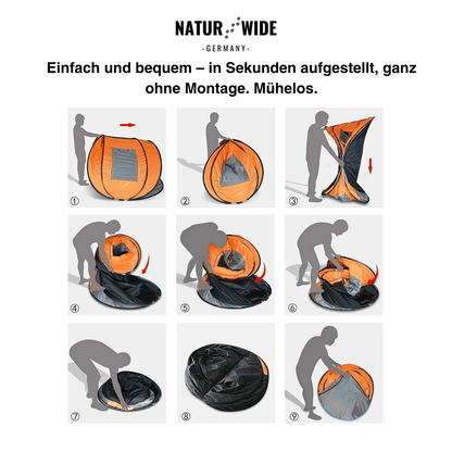 Pop-up-Wurfzelt für 3–4 oder 5–8 Personen – Ansicht 9
