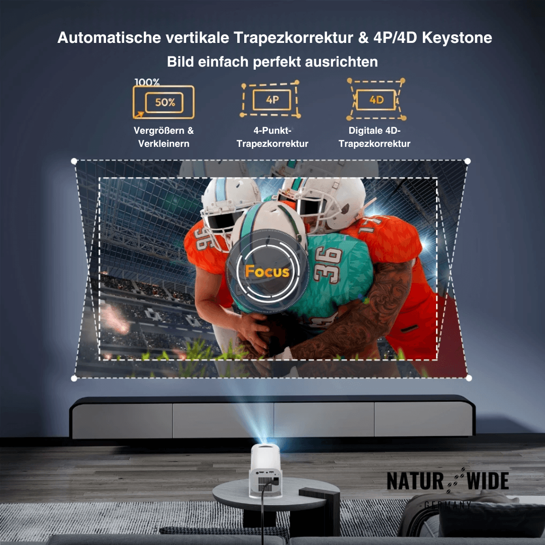 Mini-Beamer mit WLAN, Bluetooth & Android – Ansicht 11