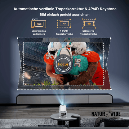 Mini-Beamer mit WLAN, Bluetooth & Android – Ansicht 11
