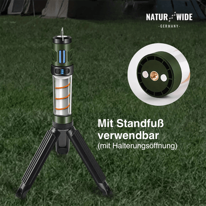 5-in-1-Campinglampe mit Mückenschutz & Stativ – Ansicht 8