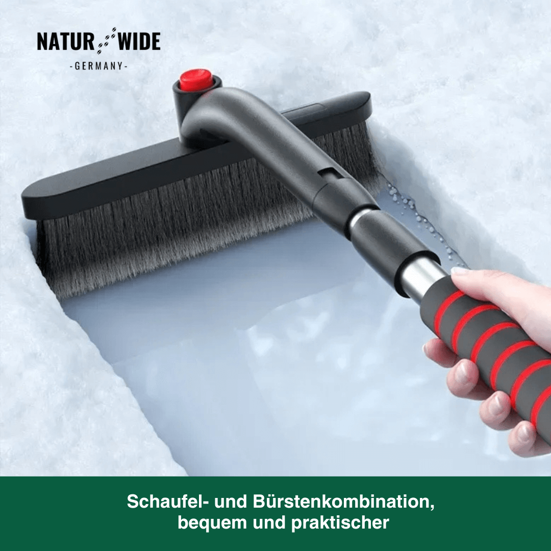 Teleskop-Schneebürste mit Eiskratzer, 2-in-1 – Ansicht 8