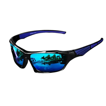 Polarisierte Sportsonnenbrille mit UV400-Schutz – Blau