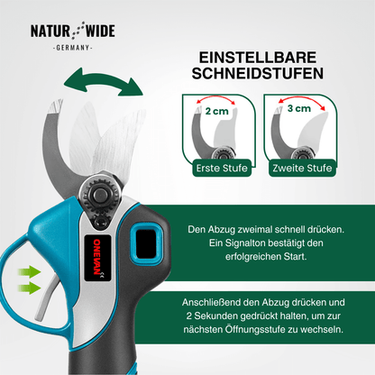 Akku-Hochentaster 4-in-1 mit Astschere, 2,4 m – Ansicht 6