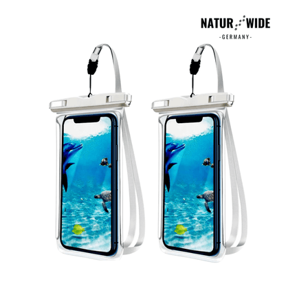 Wasserdichte Handyhülle bis 6,5 Zoll, mit Band – Ansicht 4