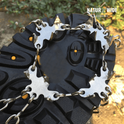 Schuhspikes für Eis und Schnee, Edelstahl – Ansicht 8