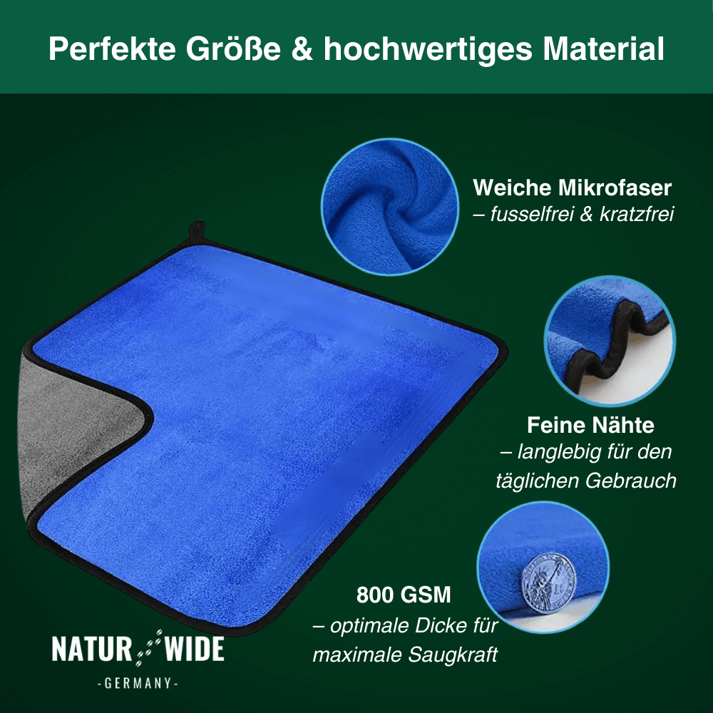 Mikrofasertücher für Auto, Glas & Spiegel – Ansicht 5