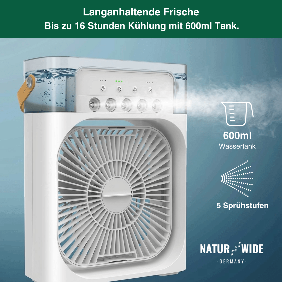 USB-Luftkühler 3-in-1 mit Nebel & LED-Licht – Ansicht 8