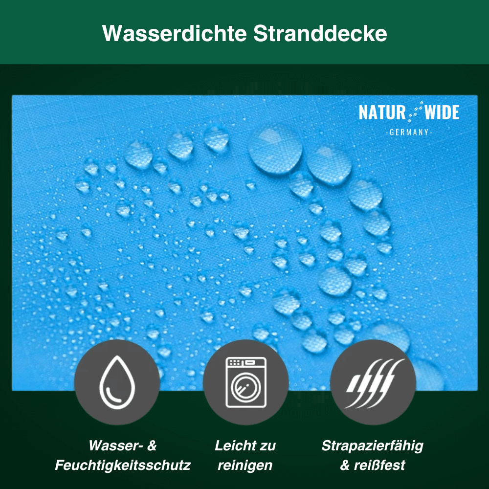 Wasserdichte Picknickdecke & Stranddecke – Ansicht 6