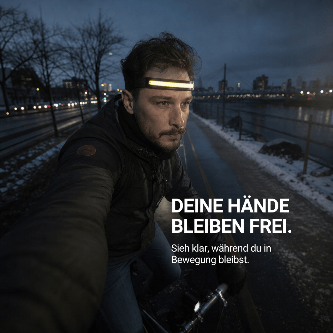 LED-Stirnlampe Pro MAX, auch als Nackenlampe – Ansicht 18