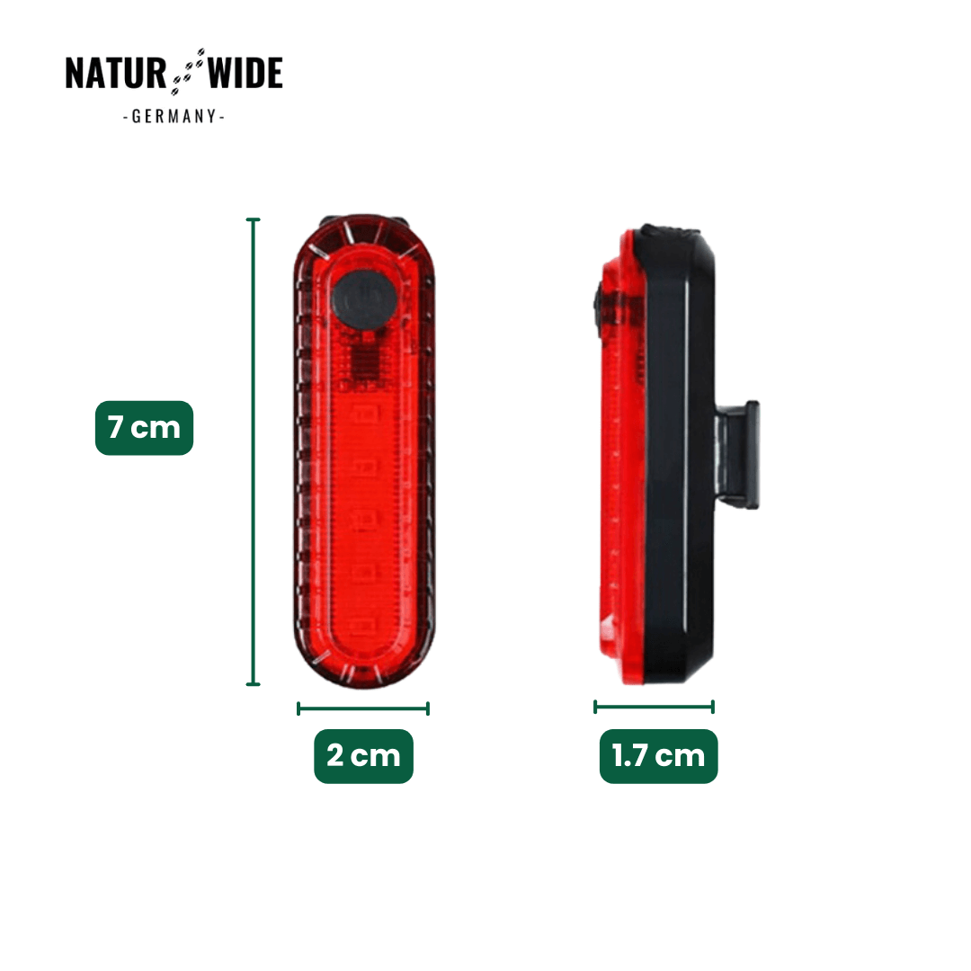 Fahrradlicht-Set mit 1200-Lumen-Frontlicht – Ansicht 17