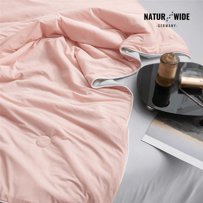 Kühlende Sommerdecke aus Ice Silk, doppelseitig – Ansicht 16