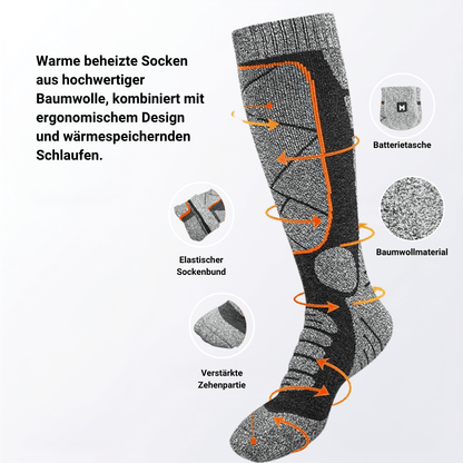 Beheizte Socken aus Baumwolle, 3 Heizstufen – Ansicht 14