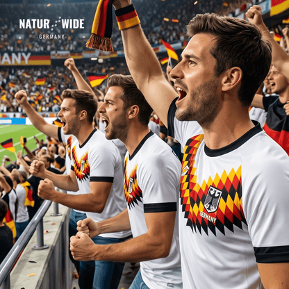 Deutschland-Fantrikot im Retro-Look, S–6XL – Ansicht 4