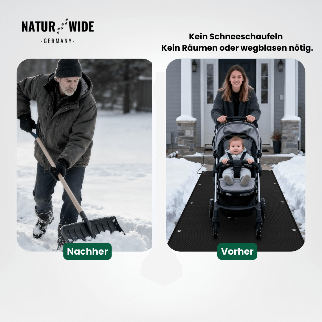Beheizte Schneeschmelzmatte für Treppe & Weg – Ansicht 9