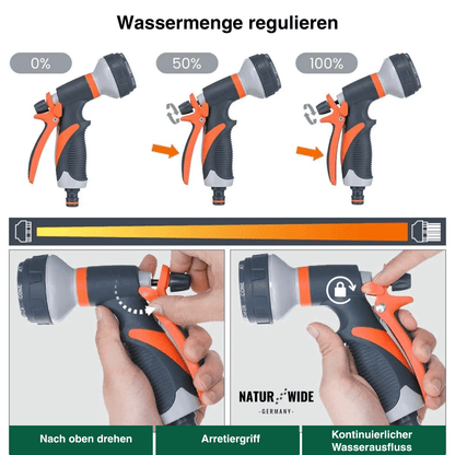 Garten-Handbrause mit 8 Sprühbildern – Ansicht 5