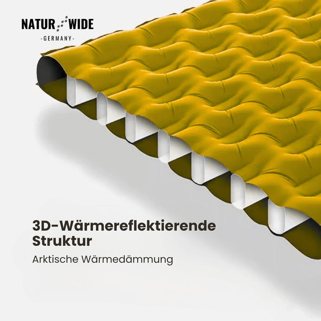 Isomatte R-Wert 7,6, selbstaufblasend, 777 g – Ansicht 4