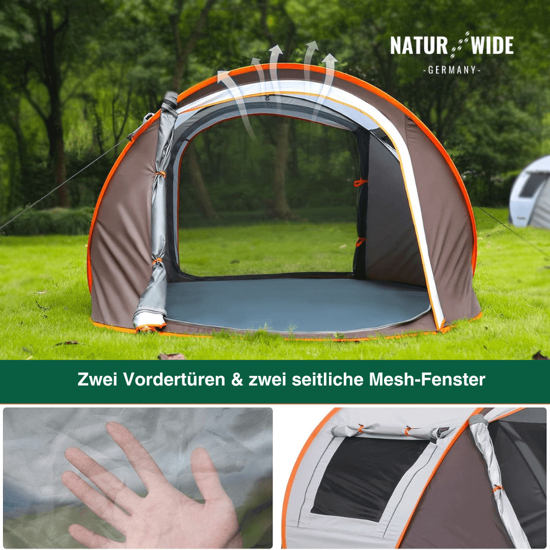 Pop-up-Wurfzelt für 3–4 oder 5–8 Personen – Ansicht 2