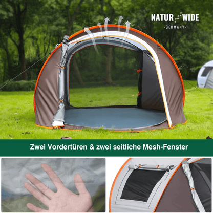 Pop-up-Wurfzelt für 3–4 oder 5–8 Personen – Ansicht 2