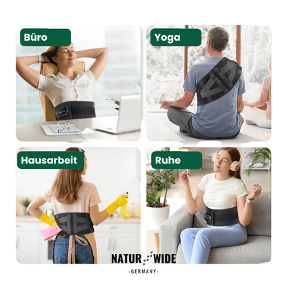 Massagegürtel mit Wärme, Vibration und Rotlicht – Ansicht 6