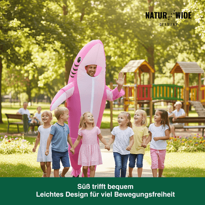 Aufblasbares Hai-Kostüm für Kind & Erwachsene – Ansicht 3