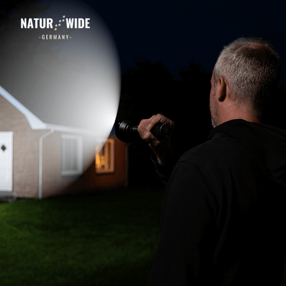Superlampe: LED-Taschenlampe, 2000 Lumen, Zoom – Ansicht 5